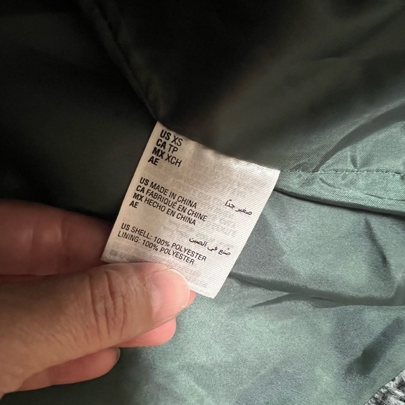 And now this green gray plaid meadowland cropped shacket jacket - Picture 7 of 7